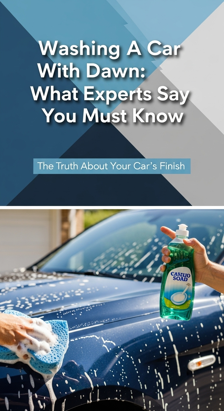 can you wash a car with dawn dish soap