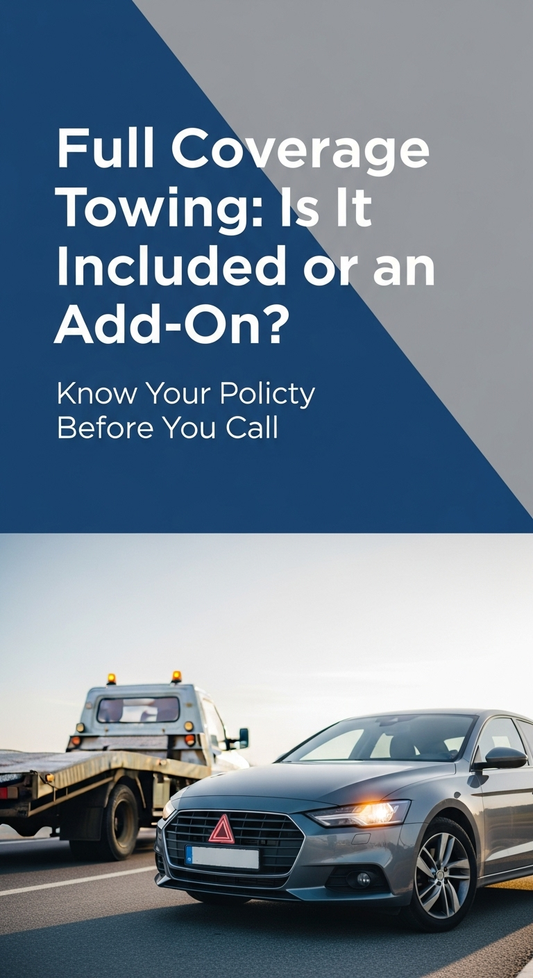 does full coverage car insurance cover towing