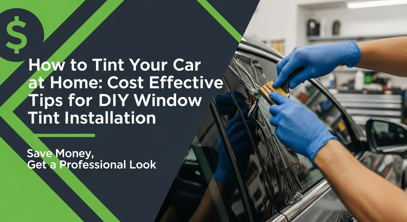 How to Tint Your Car at Home: Cost-Effective Tips for DIY Window Tint Installation
