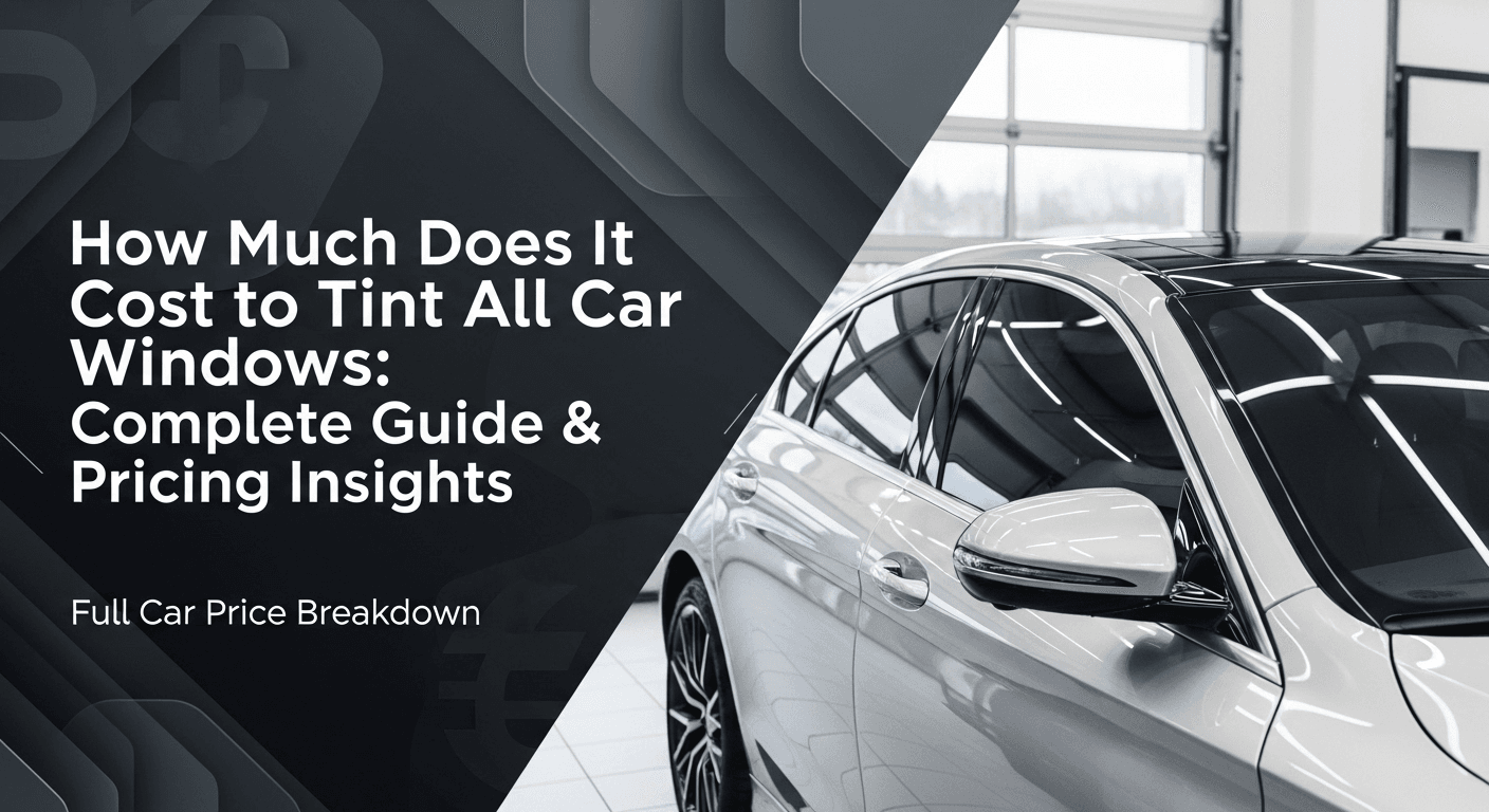 How Much Does It Cost to Tint All Car Windows: Complete Guide & Pricing Insights
