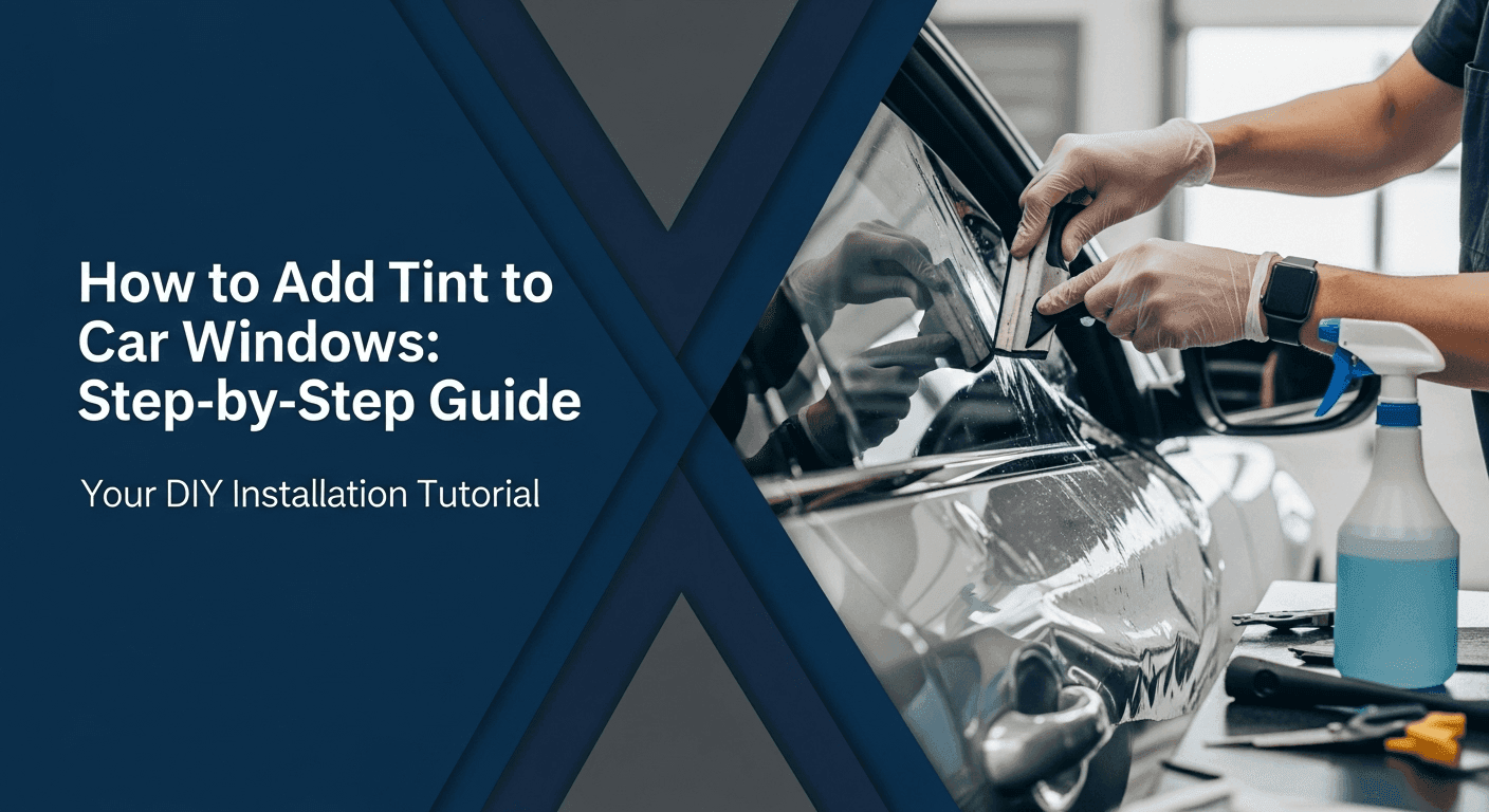 How to Add Tint to Car Windows: Step-by-Step Guide