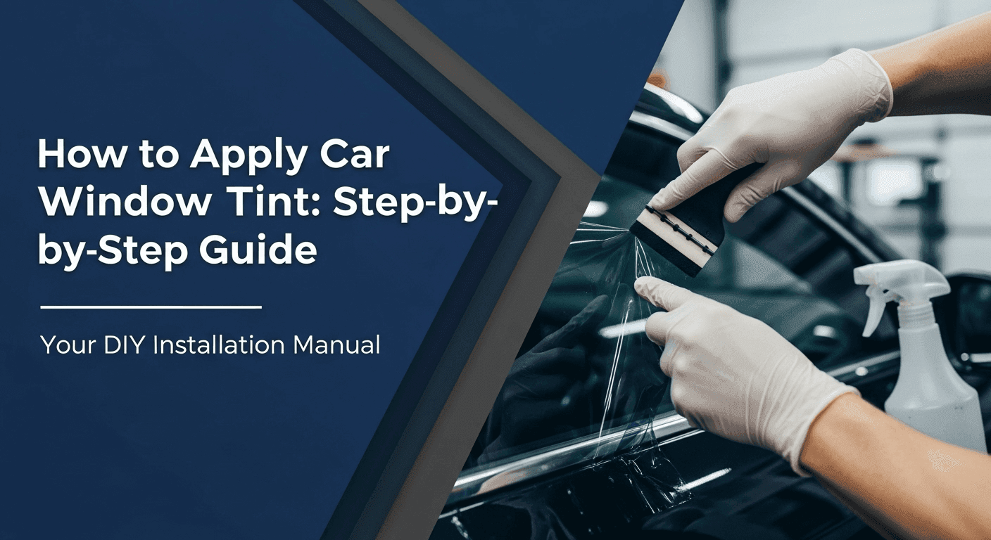How to Apply Car Window Tint: Step-by-Step Guide