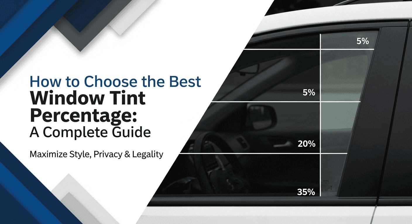How to Choose the Best Window Tint Percentage: A Complete Guide 2025