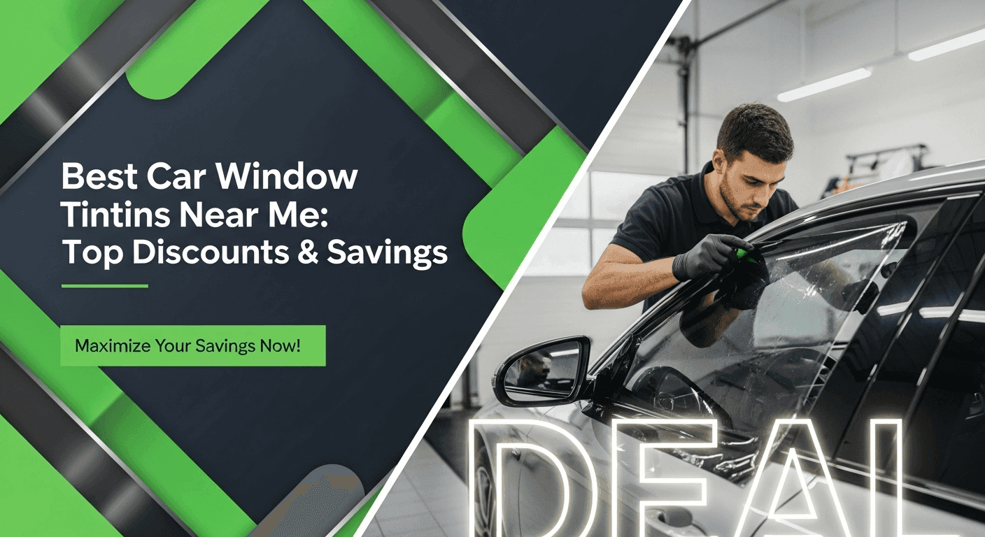Best Car Window Tinting Deals Near Me: Top Discounts & Savings