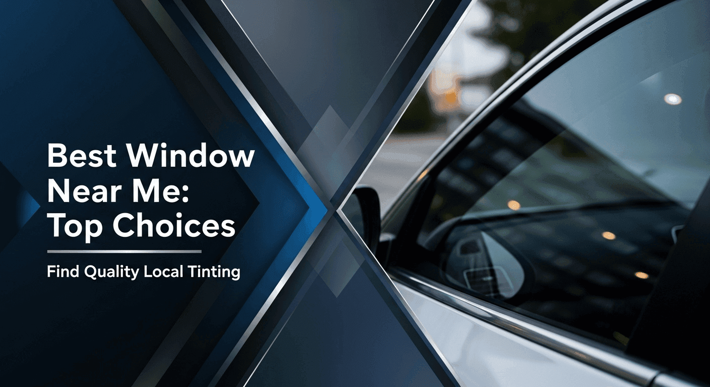 Best Window Tints Near Me: Top Choices for 2025