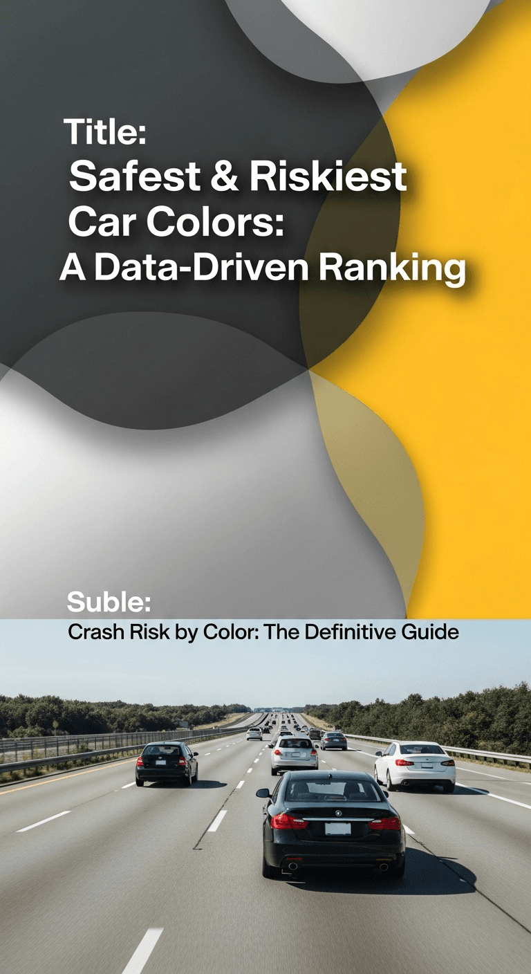 what color car has the most accidents