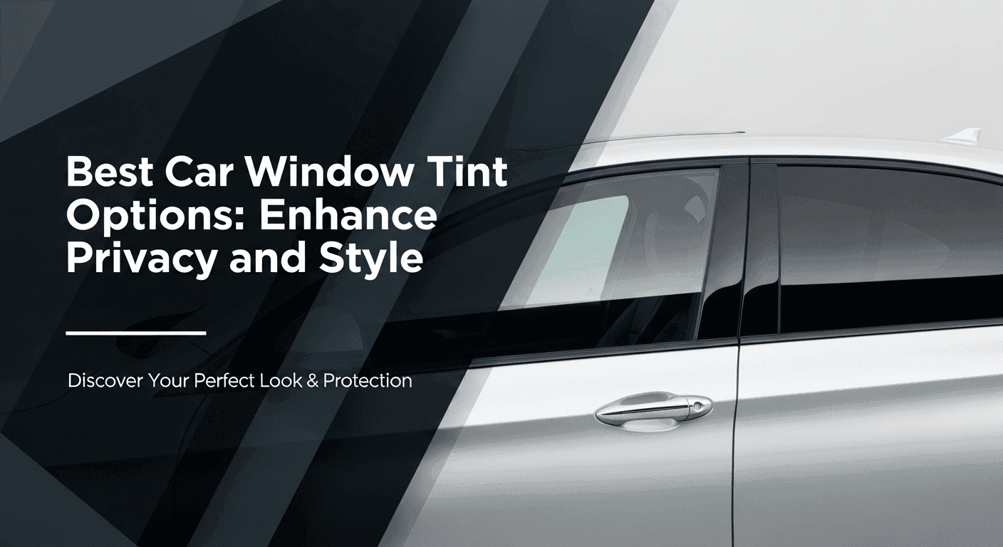 Best Car Window Tint Options for 2025: Enhance Privacy and Style