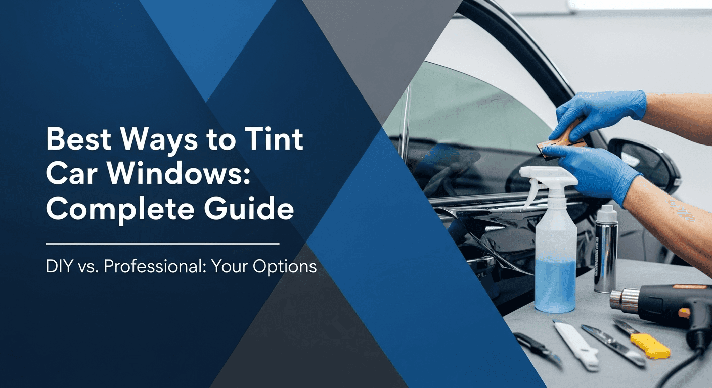 Best Ways to Tint Car Windows: Complete Guide