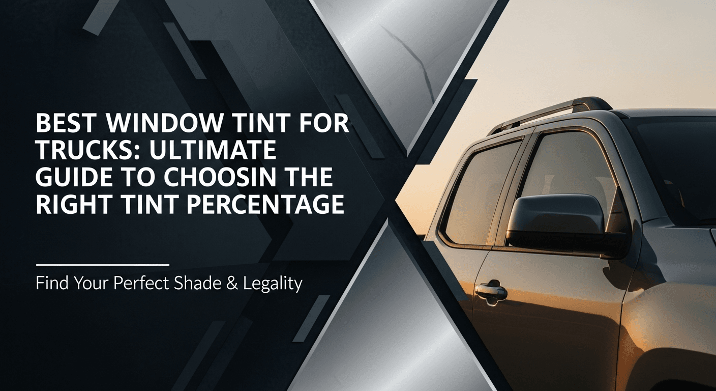 Best Window Tint for Trucks: Ultimate Guide to Choosing the Right Tint Percentage