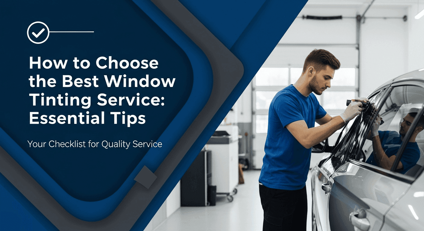 How to Choose the Best Window Tinting Service: Essential Tips