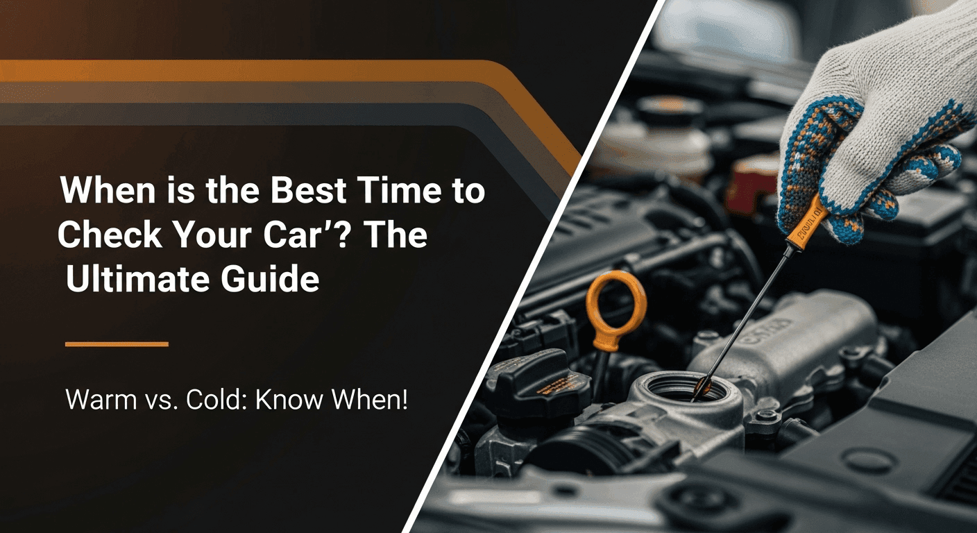 When is the Best Time to Check Your Car's Oil? The Ultimate Guide (Warm or Cold Engine Included!)