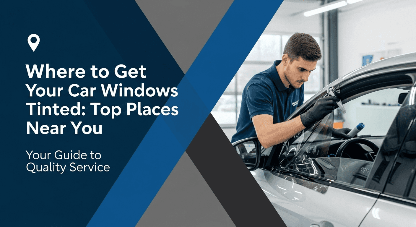 Where to Get Your Car Windows Tinted: Top Places Near You
