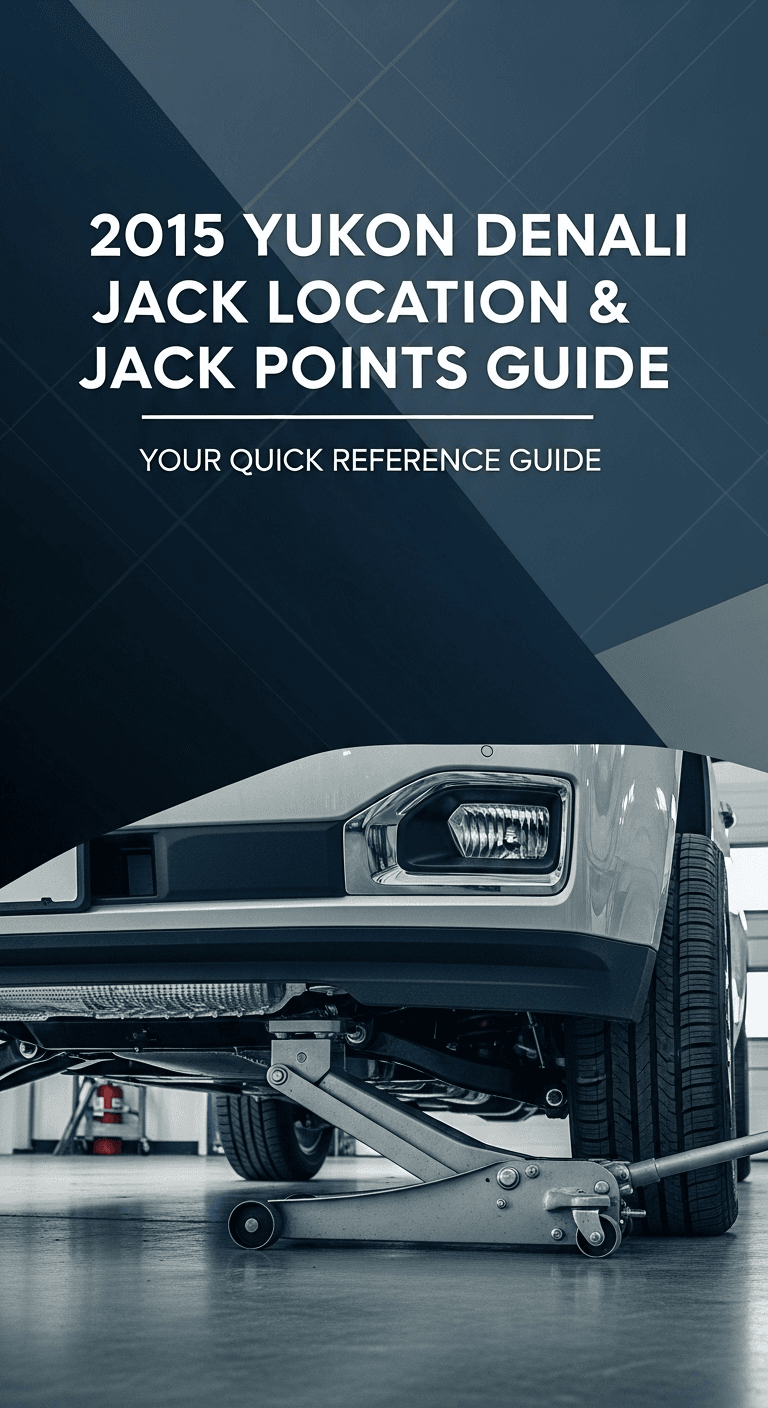 where is my car jack in my 2015 yukon denali