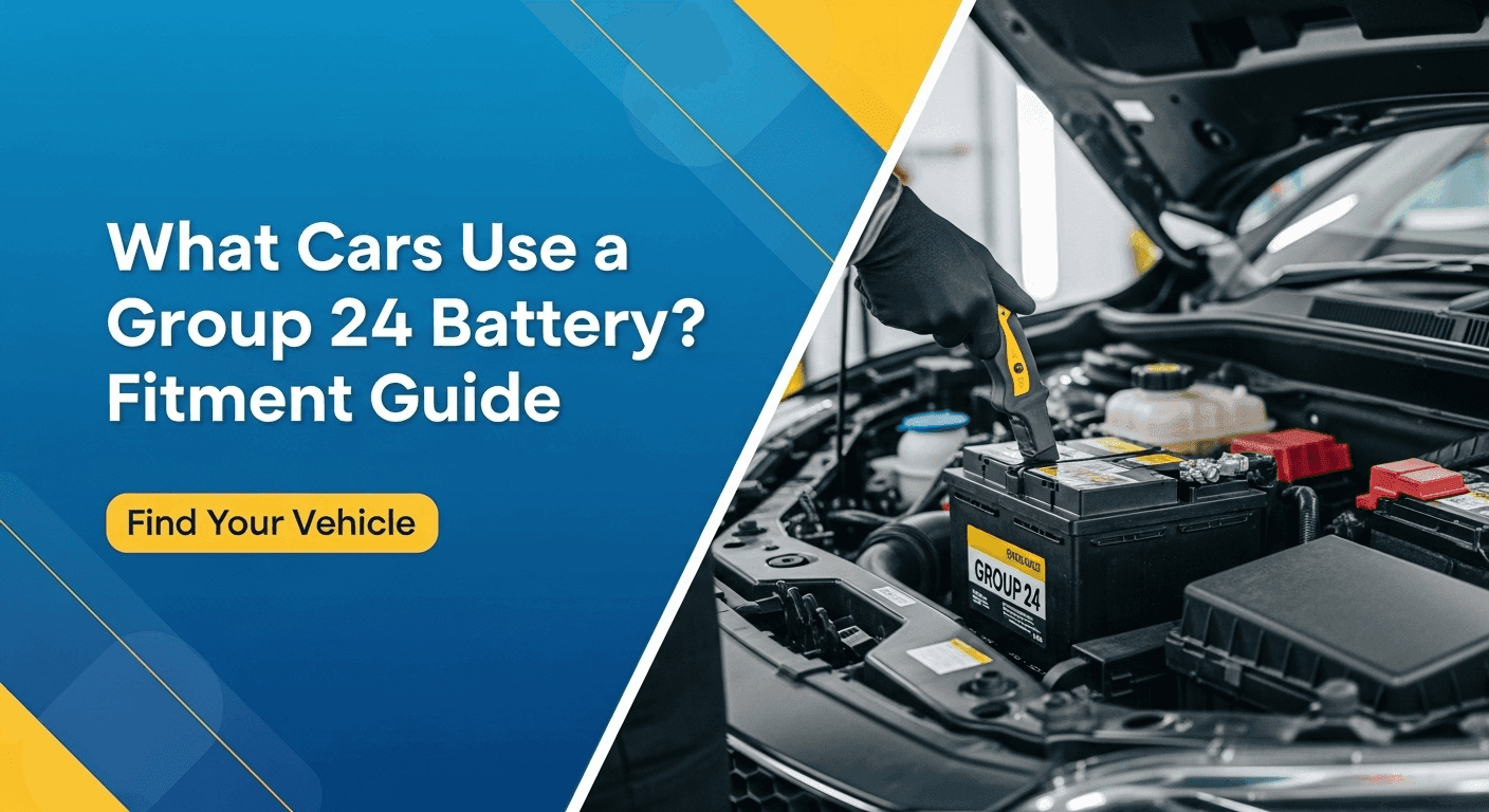 What Cars Use a Group 24 Battery? [year] Fitment Guide