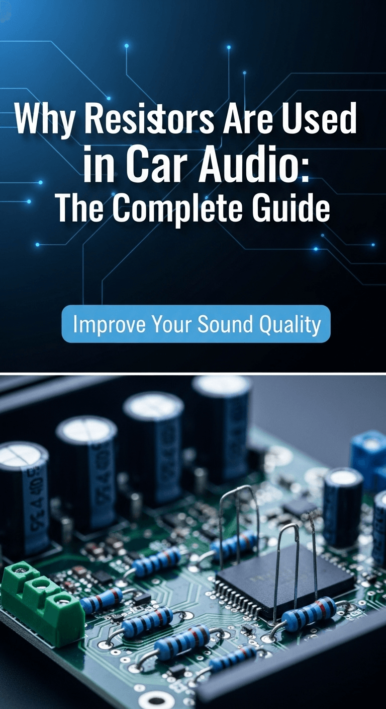 why 10000 mega ohms resistor are used in car audio