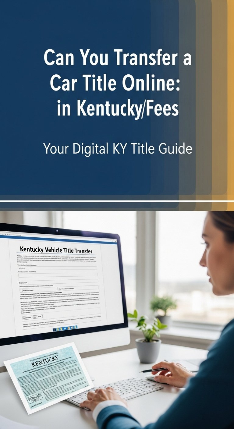 A person holding car keys and a vehicle title document, representing the can you transfer a car title online in Kentucky process.