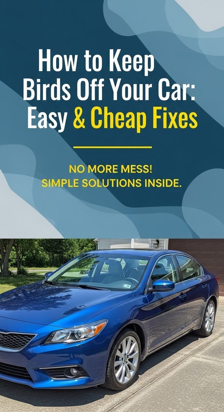 how to keep birds from pooping on your car