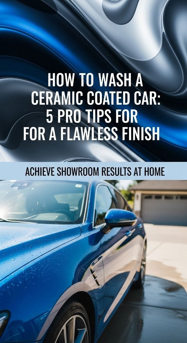 How to Wash a Ceramic Coated Car: 5 Pro Tips for a Flawless Finish 1 how to wash ceramic coated car