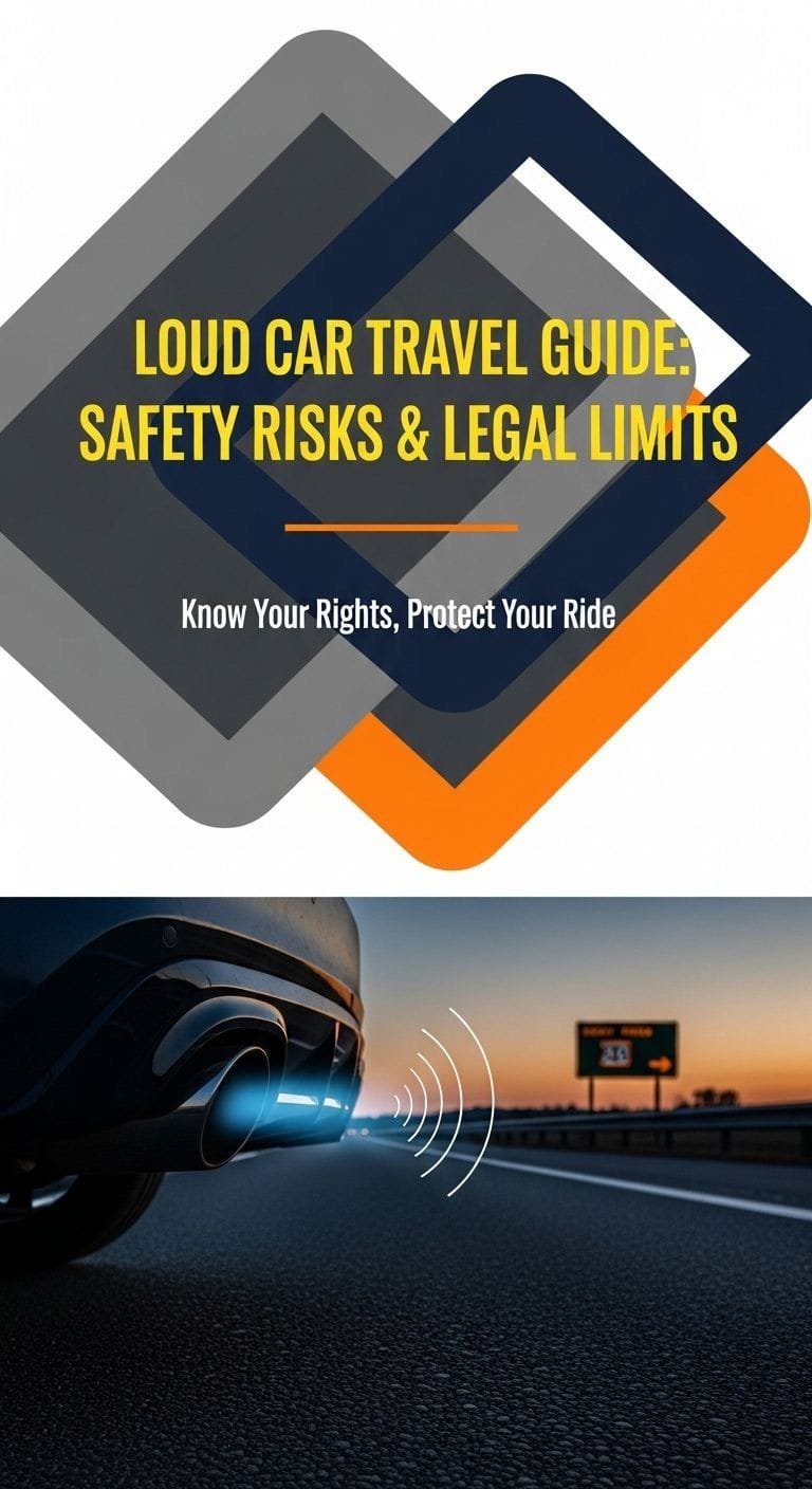 Loud Car Travel Guide: Safety Risks & Legal Limits 1 A car being pulled over by a police officer, illustrating the potential consequence of it is okay to travel with a loud car