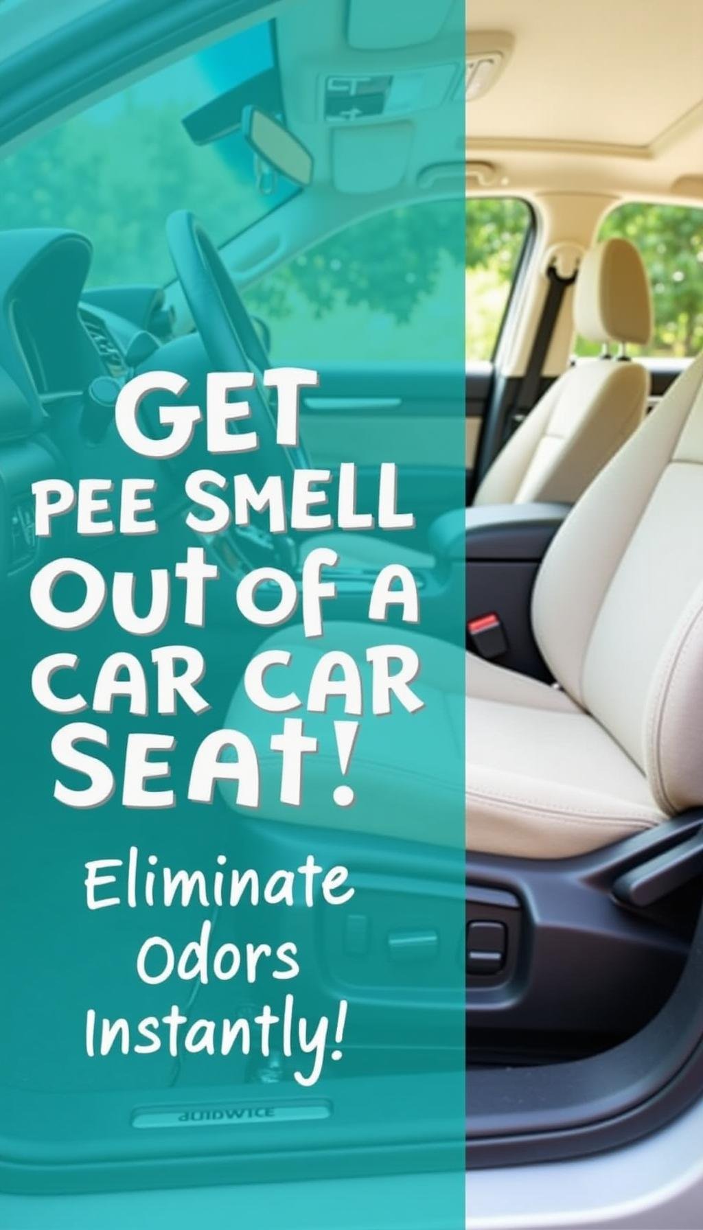Get Pee Smell Out of a Car Seat: The Proven Method 1 how to get pee smell out of car seat