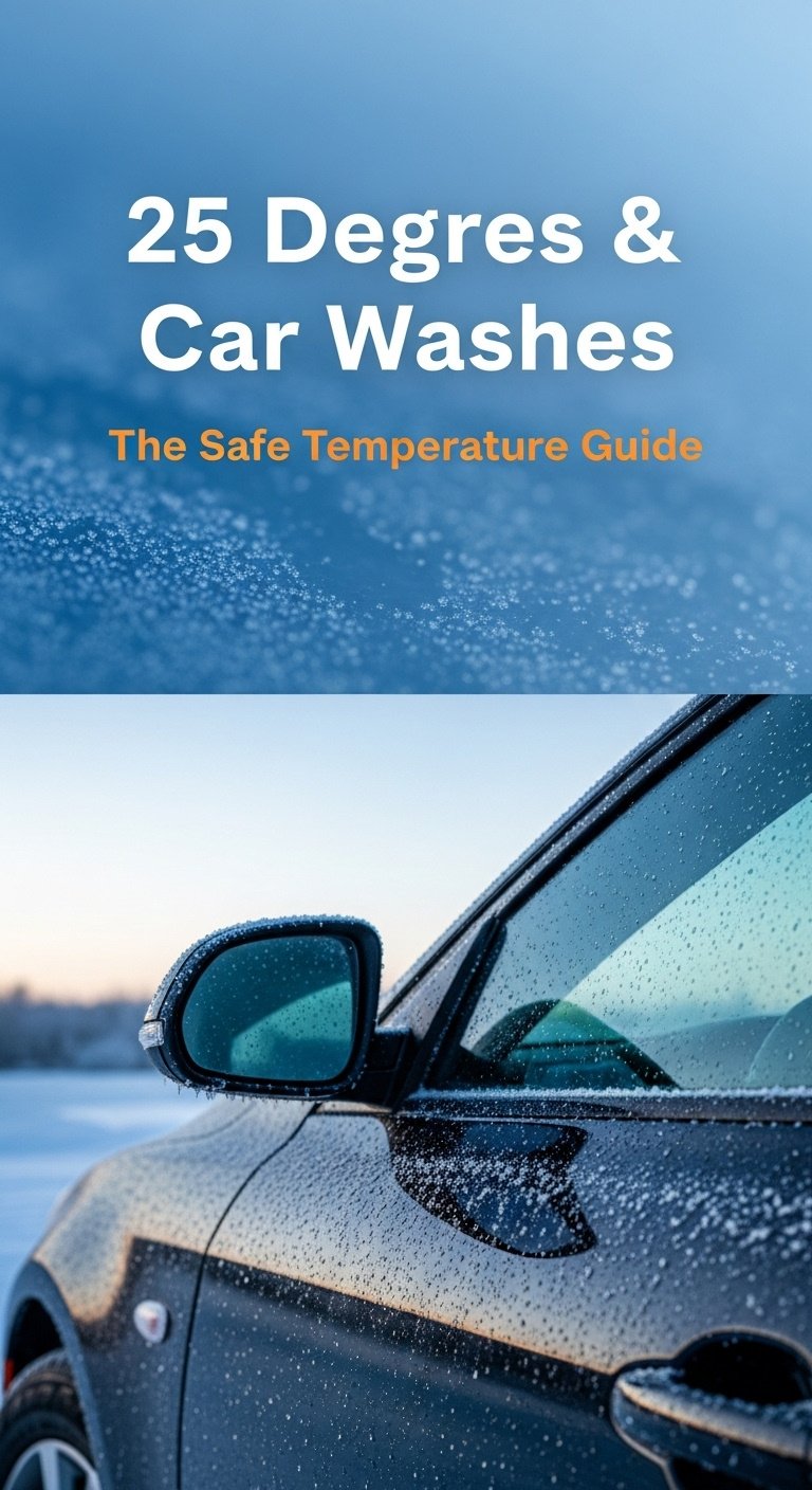 is 25 degrees too cold for car wash
