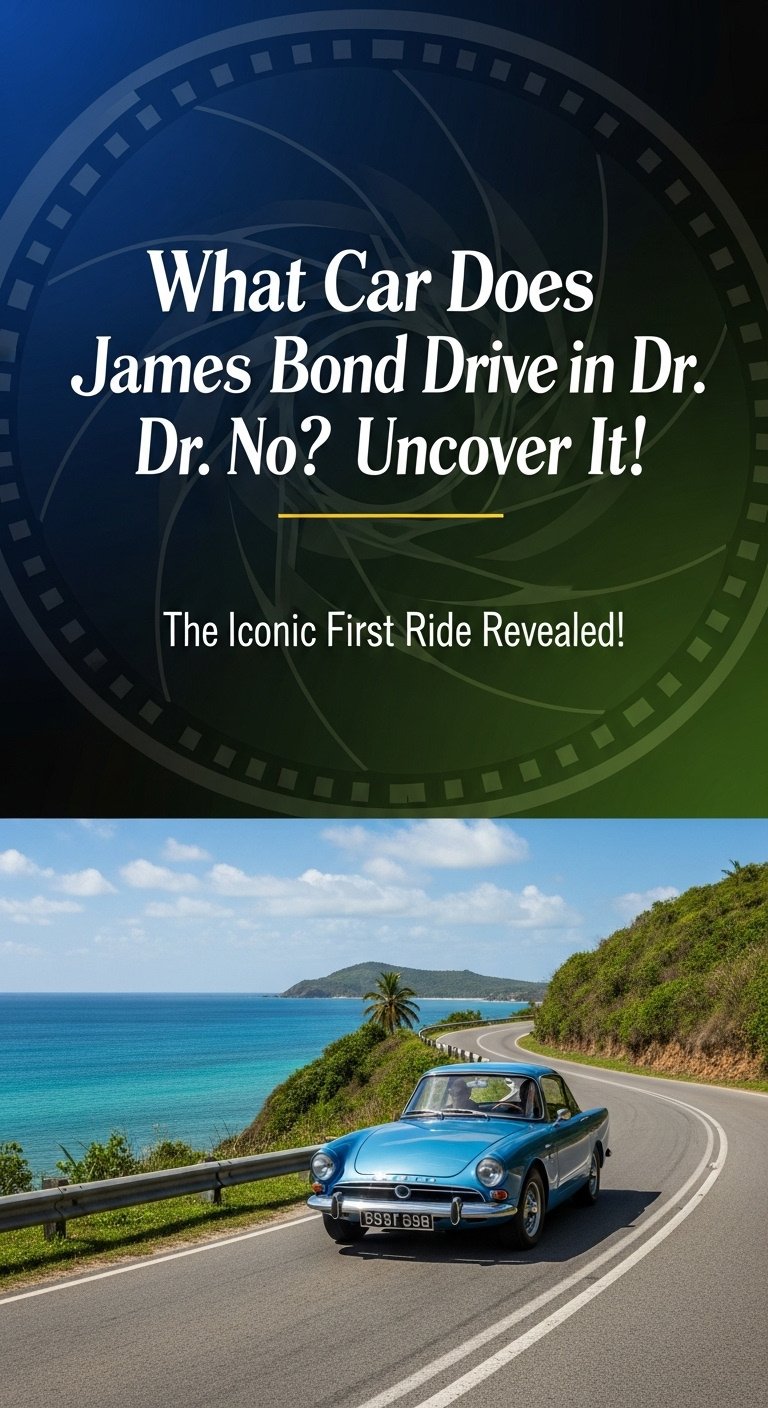 What Car Does James Bond Drive in Dr. No? Uncover It! 1 A Lake Blue Sunbeam Alpine Series II, representing the answer to what car does James Bond drive in dr no