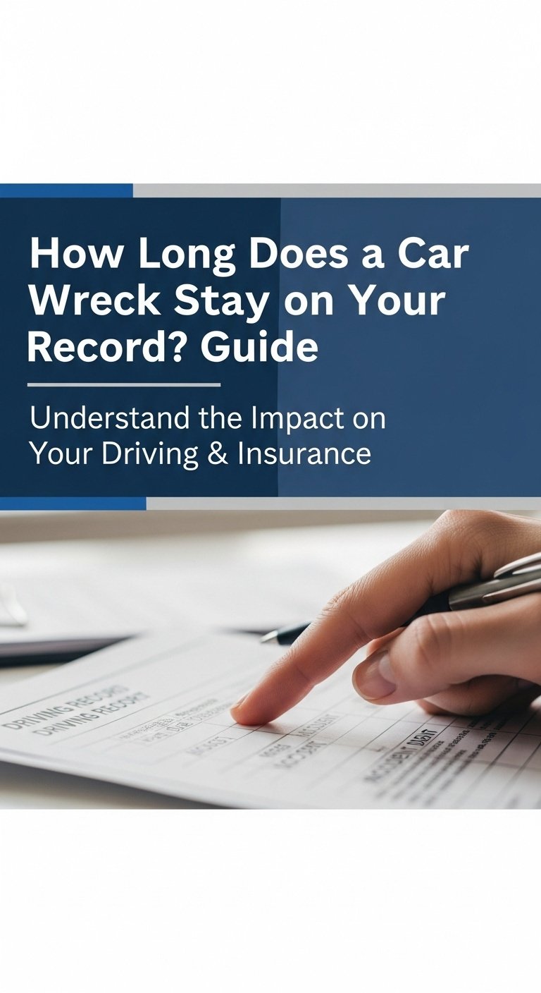 A car accident scene with two cars, relevant to how long does a car wreck stay on your record