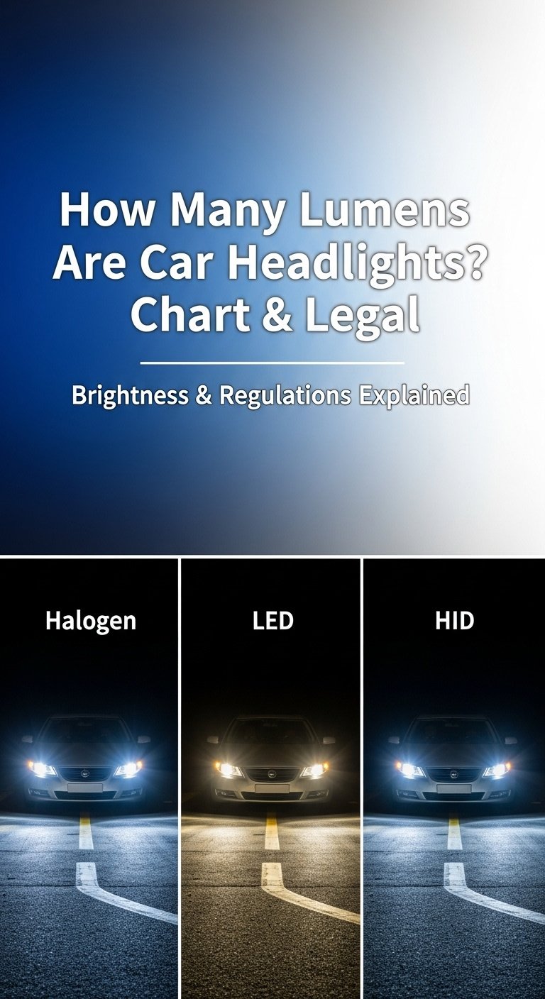how many lumens are car headlights