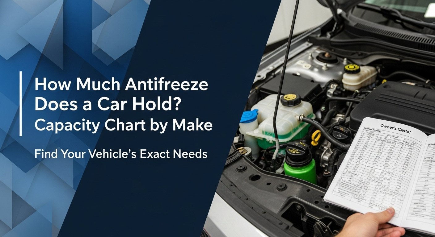 How Much Antifreeze Does a Car Hold? Capacity Chart by Make 10 How Much Antifreeze Does a Car Hold? Capacity Chart by Make