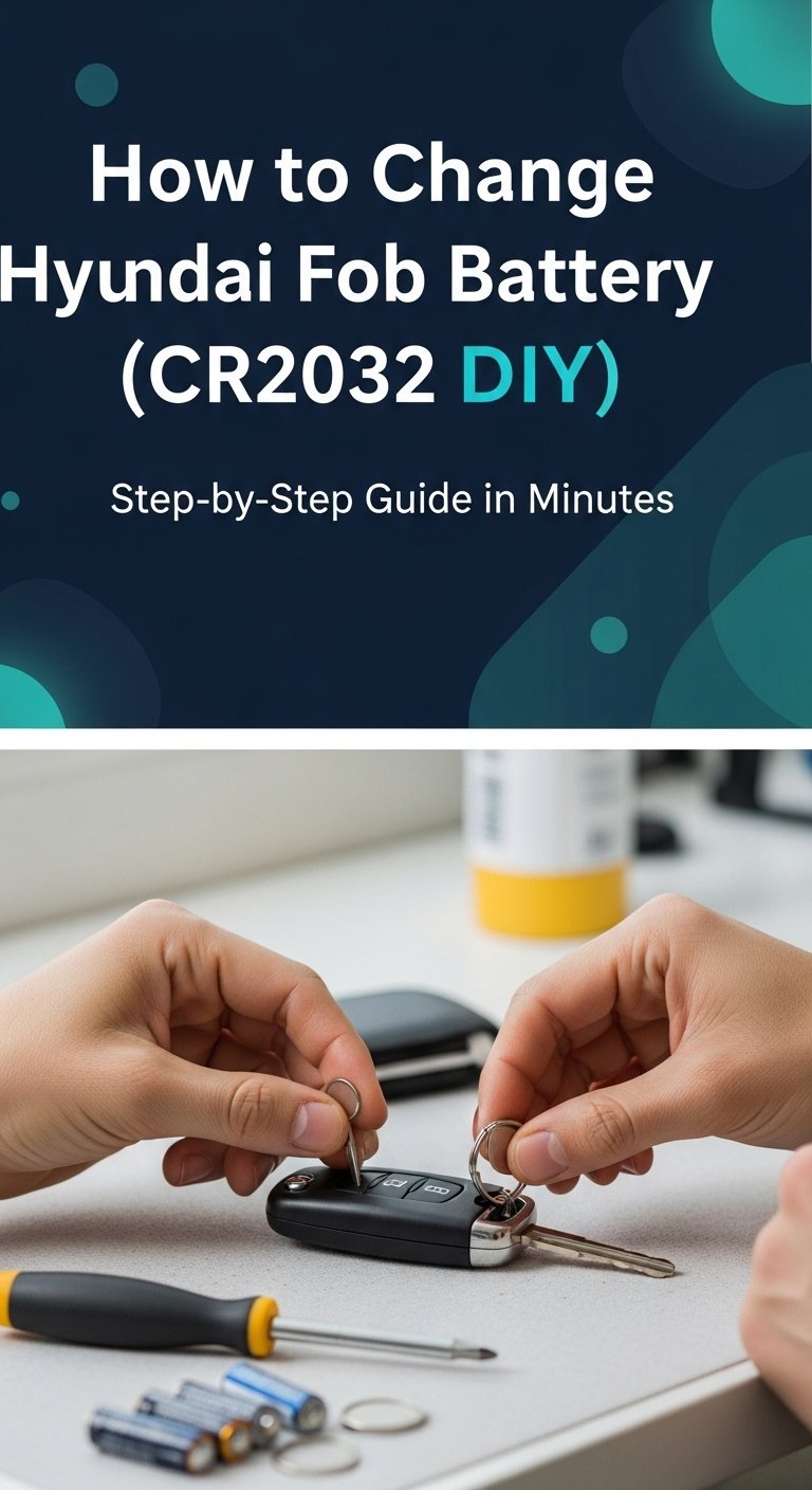 how to change car key battery hyundai