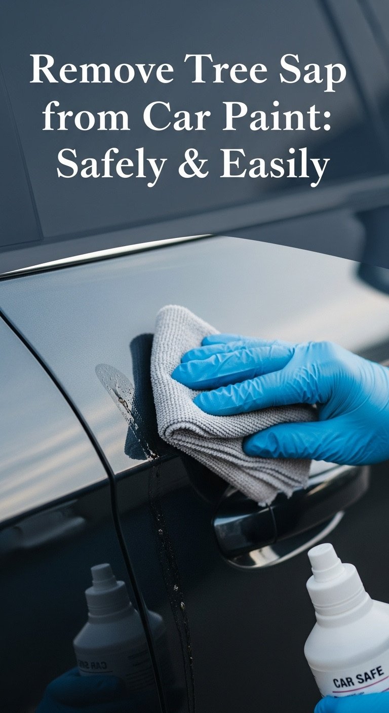 how to remove sap from car paint with a microfiber towel