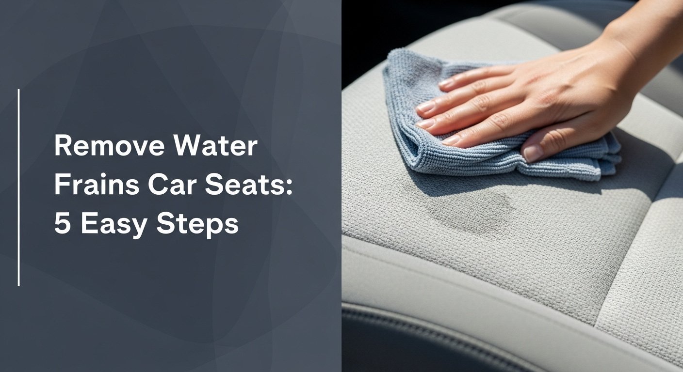 Remove Water Stains From Car Seats: 5 Easy Steps 10 Remove Water Stains From Car Seats: 5 Easy Steps