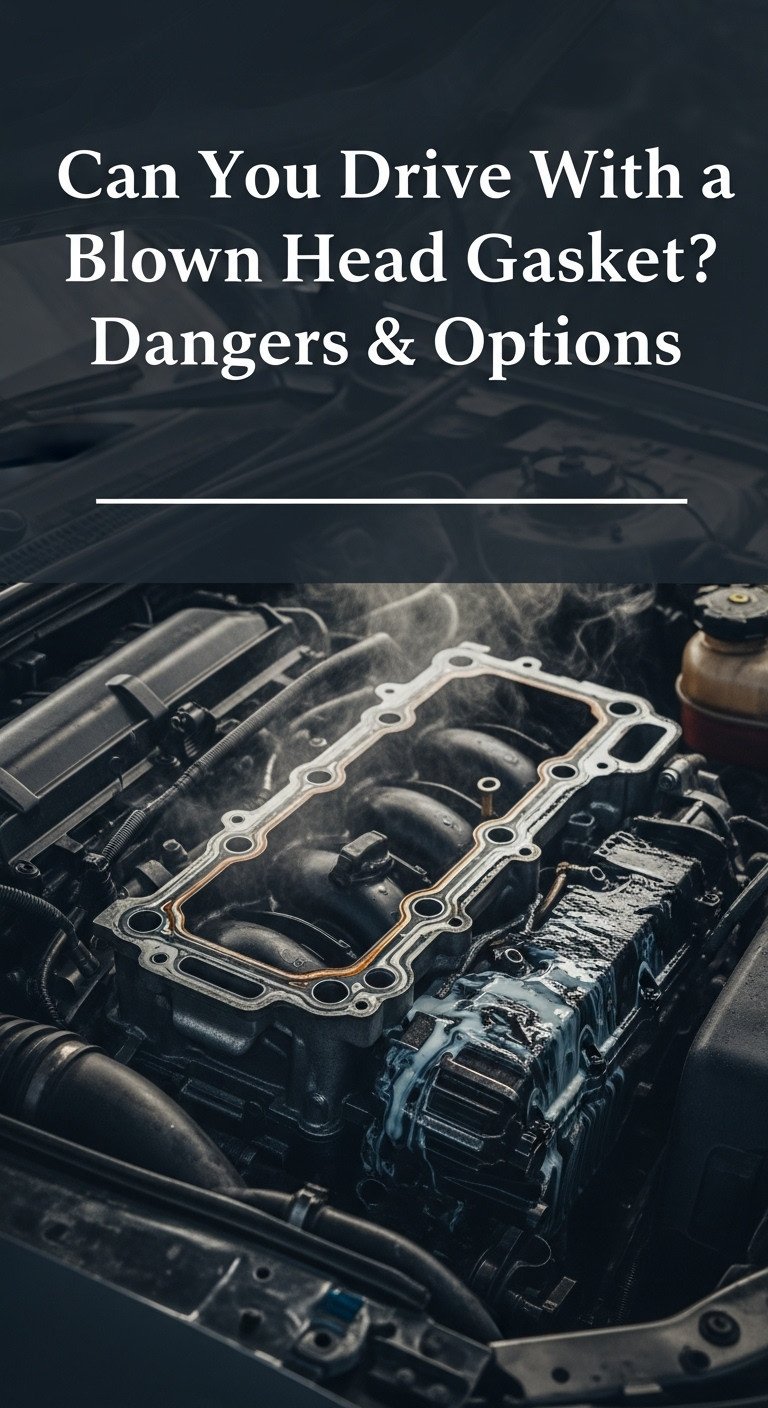 Can You Drive With a Blown Head Gasket? Dangers & Options 1 can you drive a car with blown head gasket
