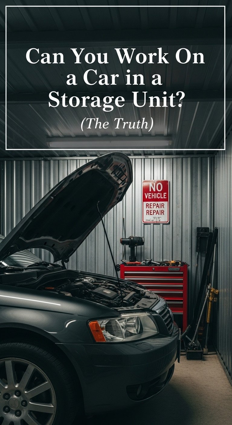 Can You Work On a Car in a Storage Unit? (The Truth) 1 can you work on a car in a storage unit