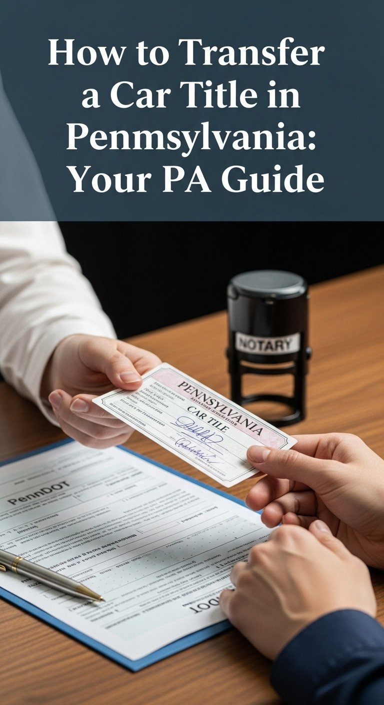 how do i transfer a car title in pennsylvania