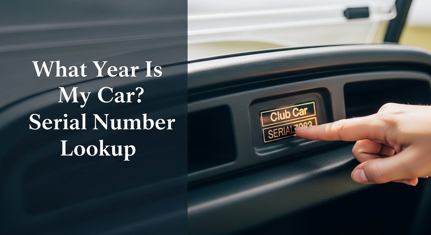 What Year Is My Club Car? Serial Number Lookup 2026 - CarXplorer