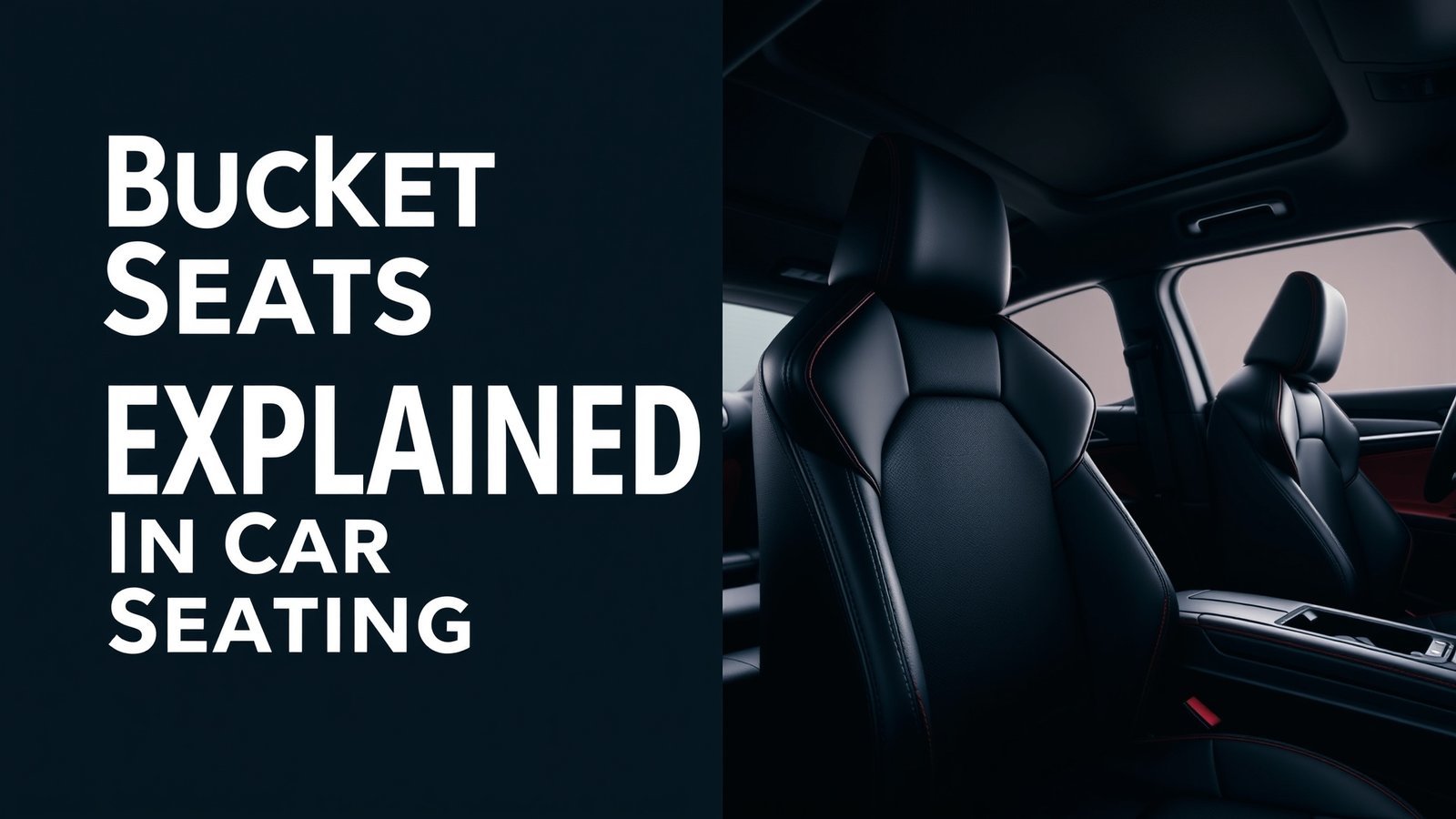 Bucket Seats Explained a Complete Guide to Car Seating