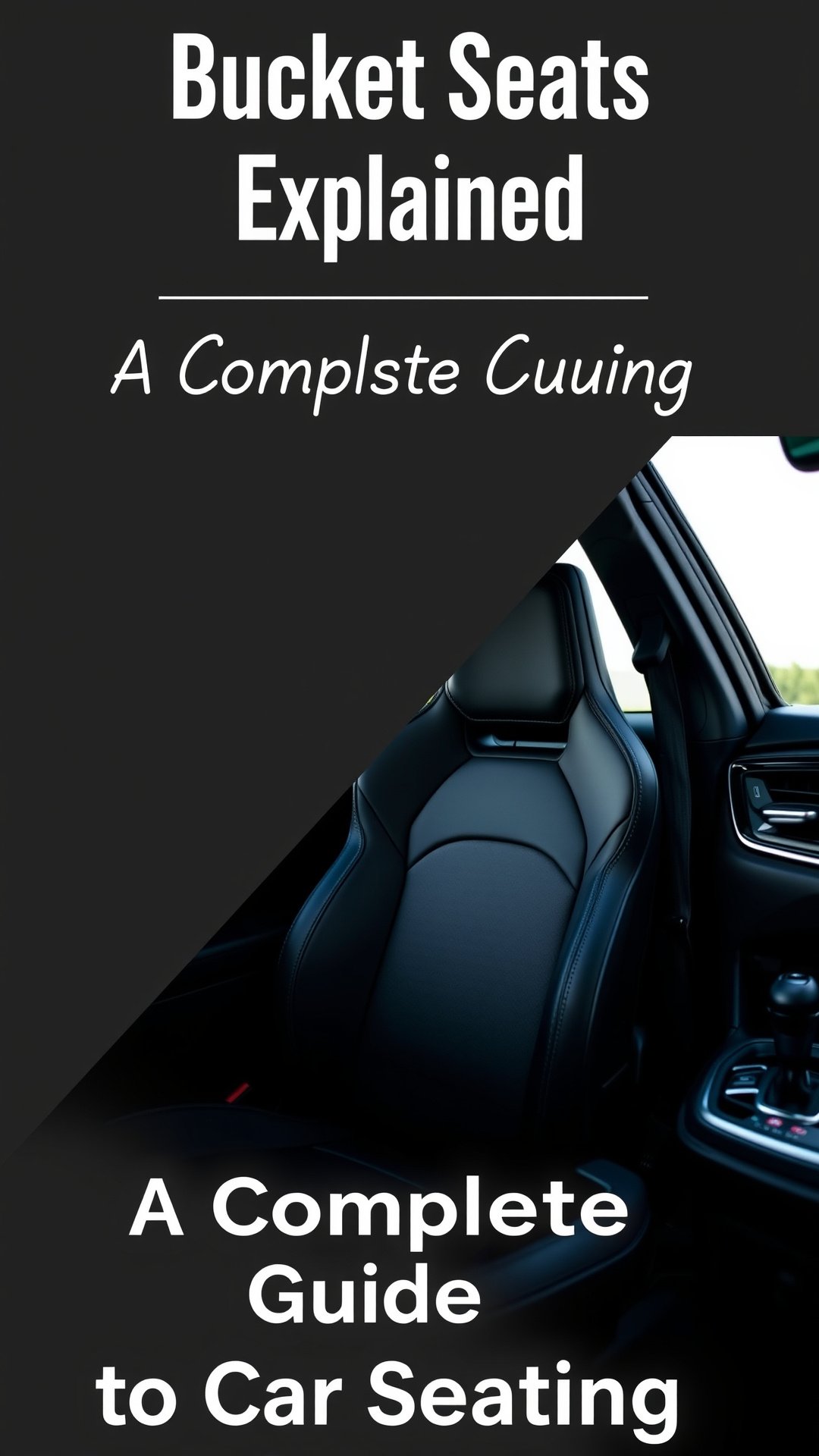 Bucket Seats Explained a Complete Guide to Car Seating 1 what is bucket seats in car