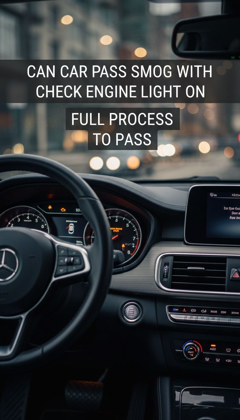 CAN YOU PASS CA SMOG WITH CHECK ENGINE LIGHT ON visual data 2