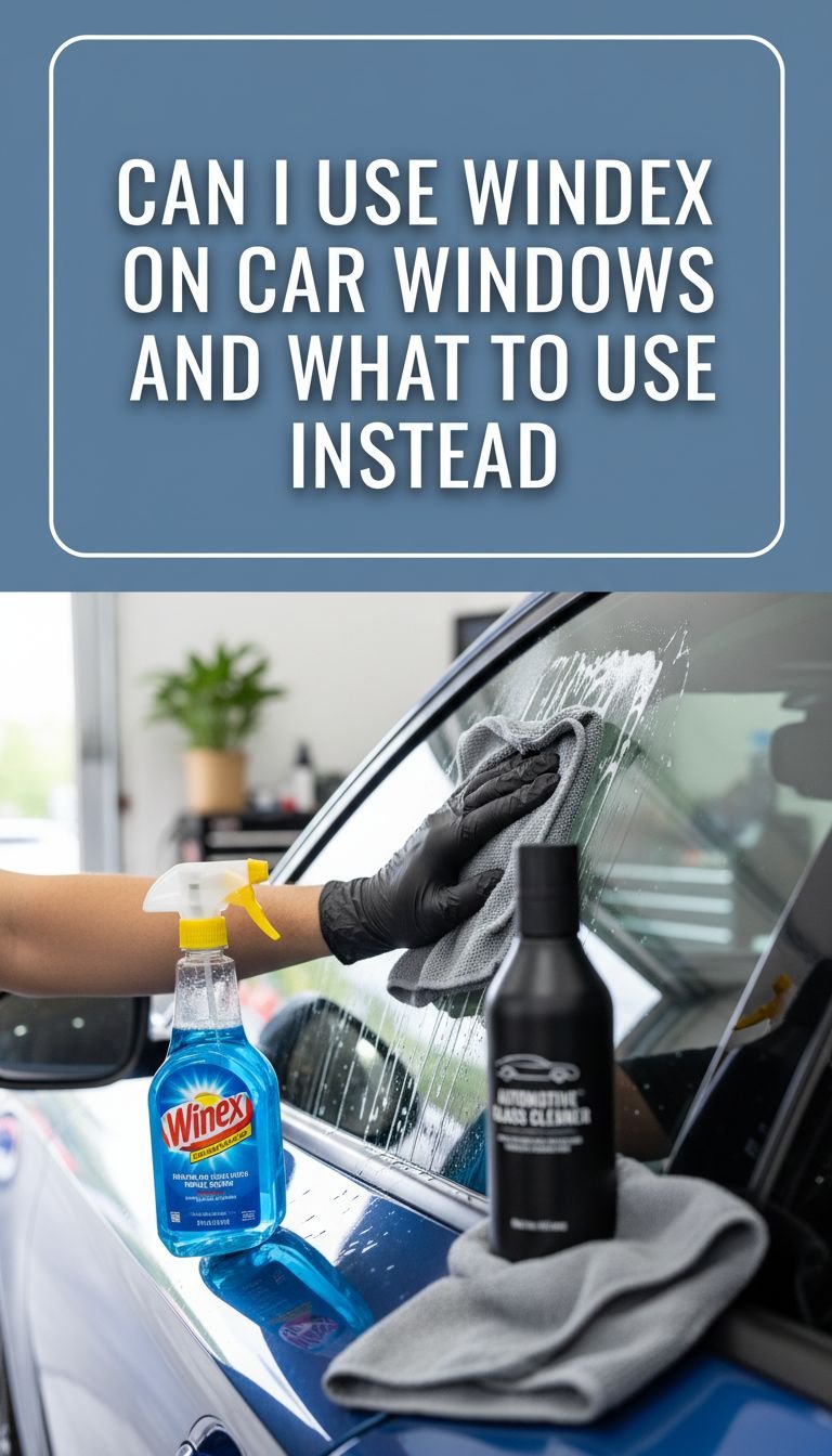 Can I Use Windex on Car Windows And What To Use Instead 1 does windex work on car windows