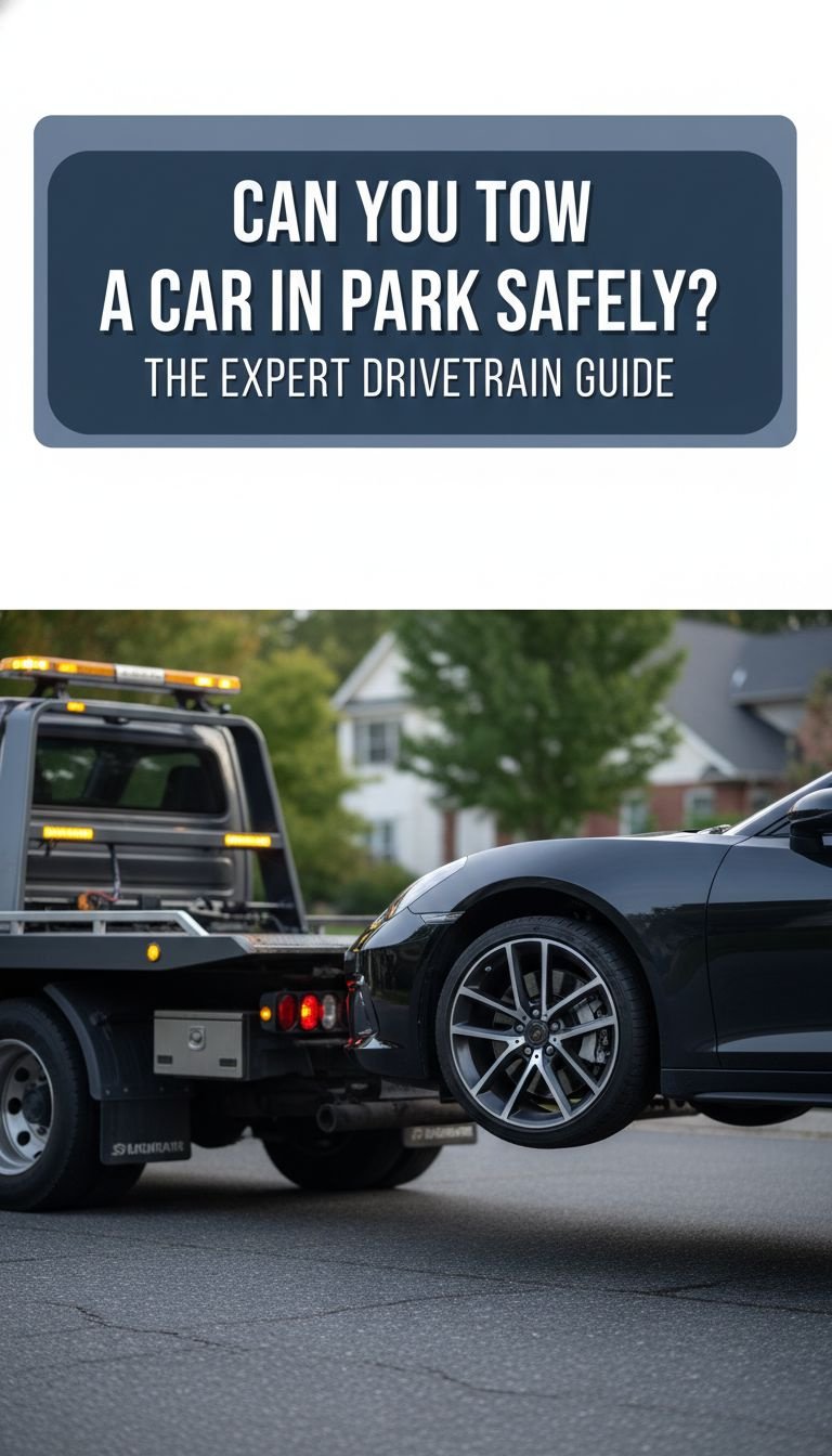can you tow a car in park