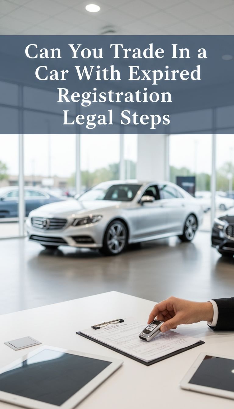 can you trade in a car with expired registration