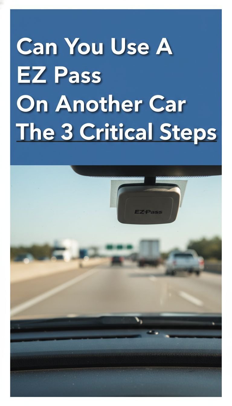 can you use a ez pass on another car