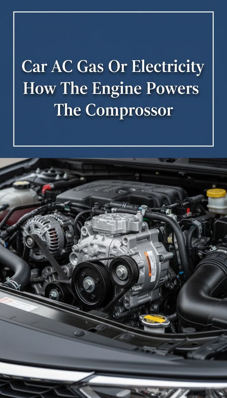 does ac use gas or electricity in a car