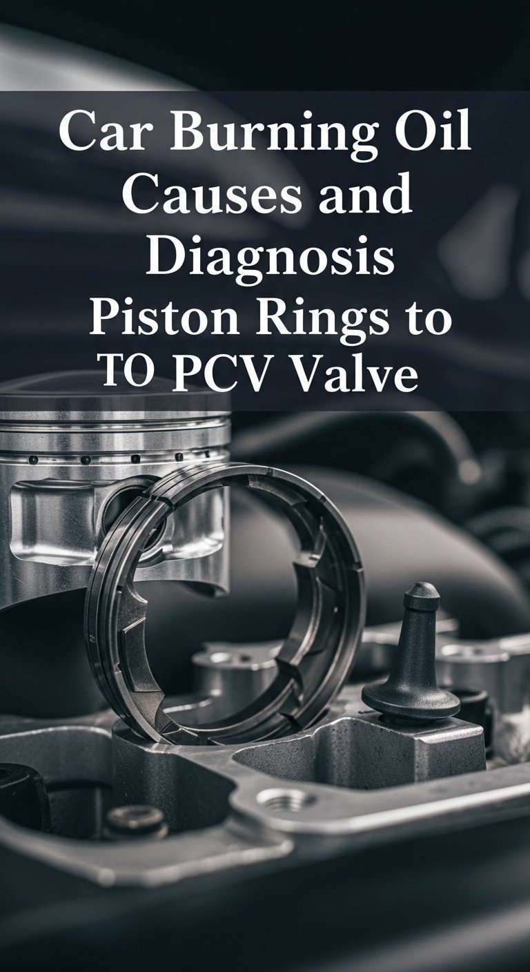 Car Burning Oil Causes and Diagnosis Piston Rings to PCV Valve 1 why would car burn oil