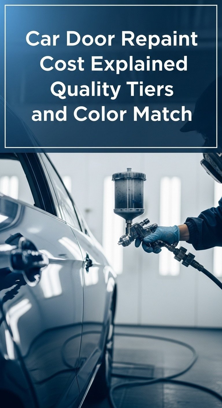 how much to repaint a car door