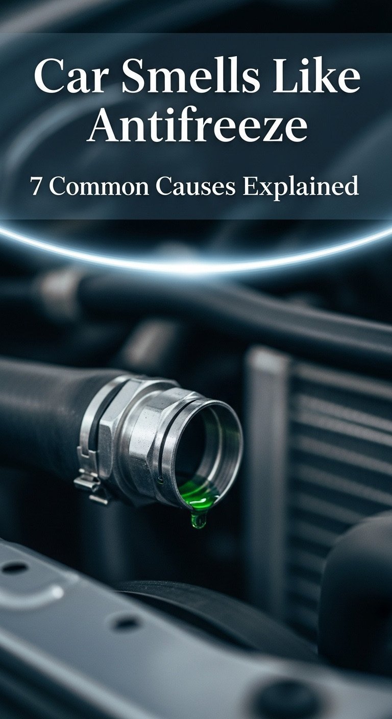 why does my car smell like antifreeze