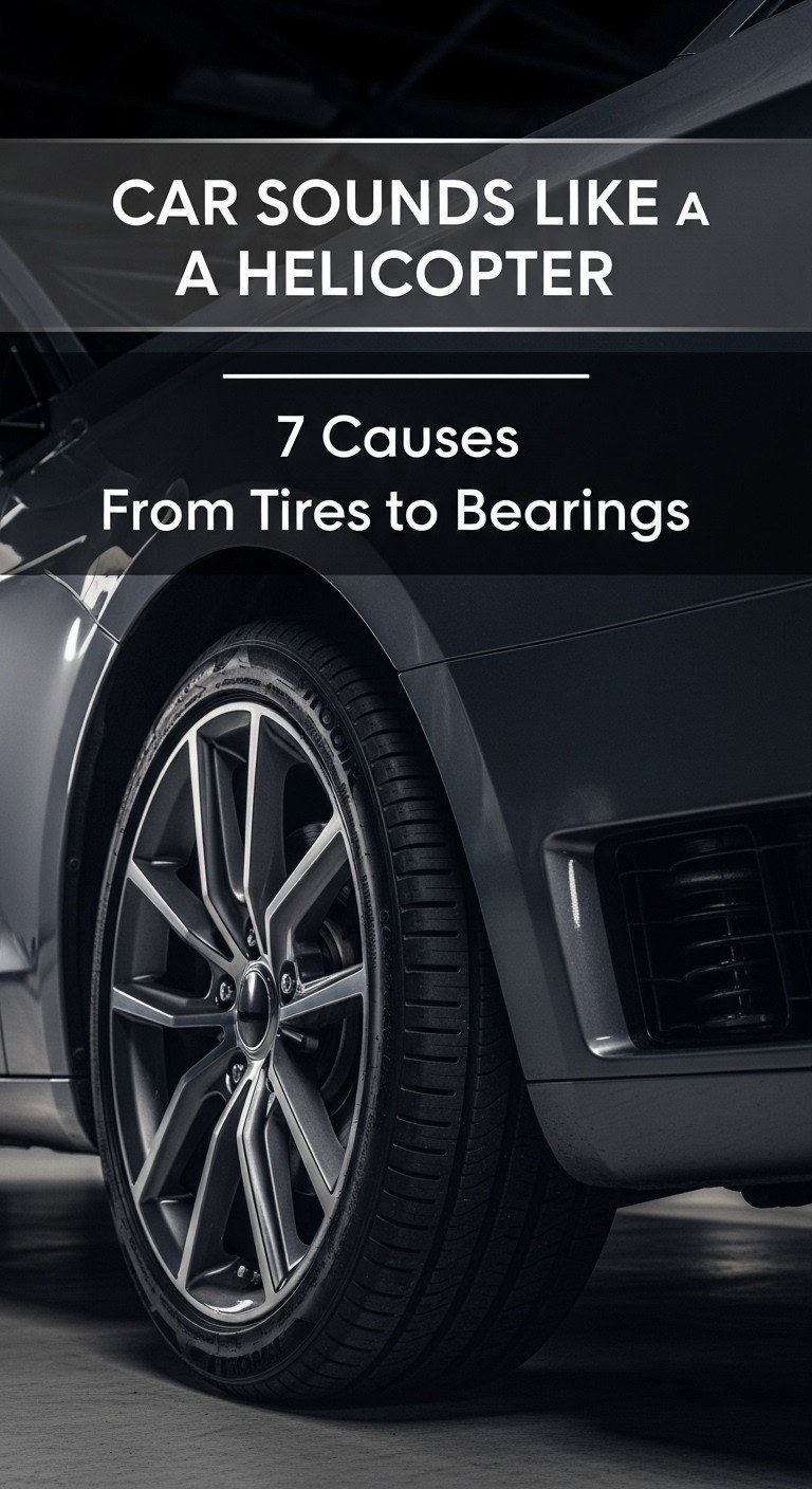 why does my car sounds like a helicopter