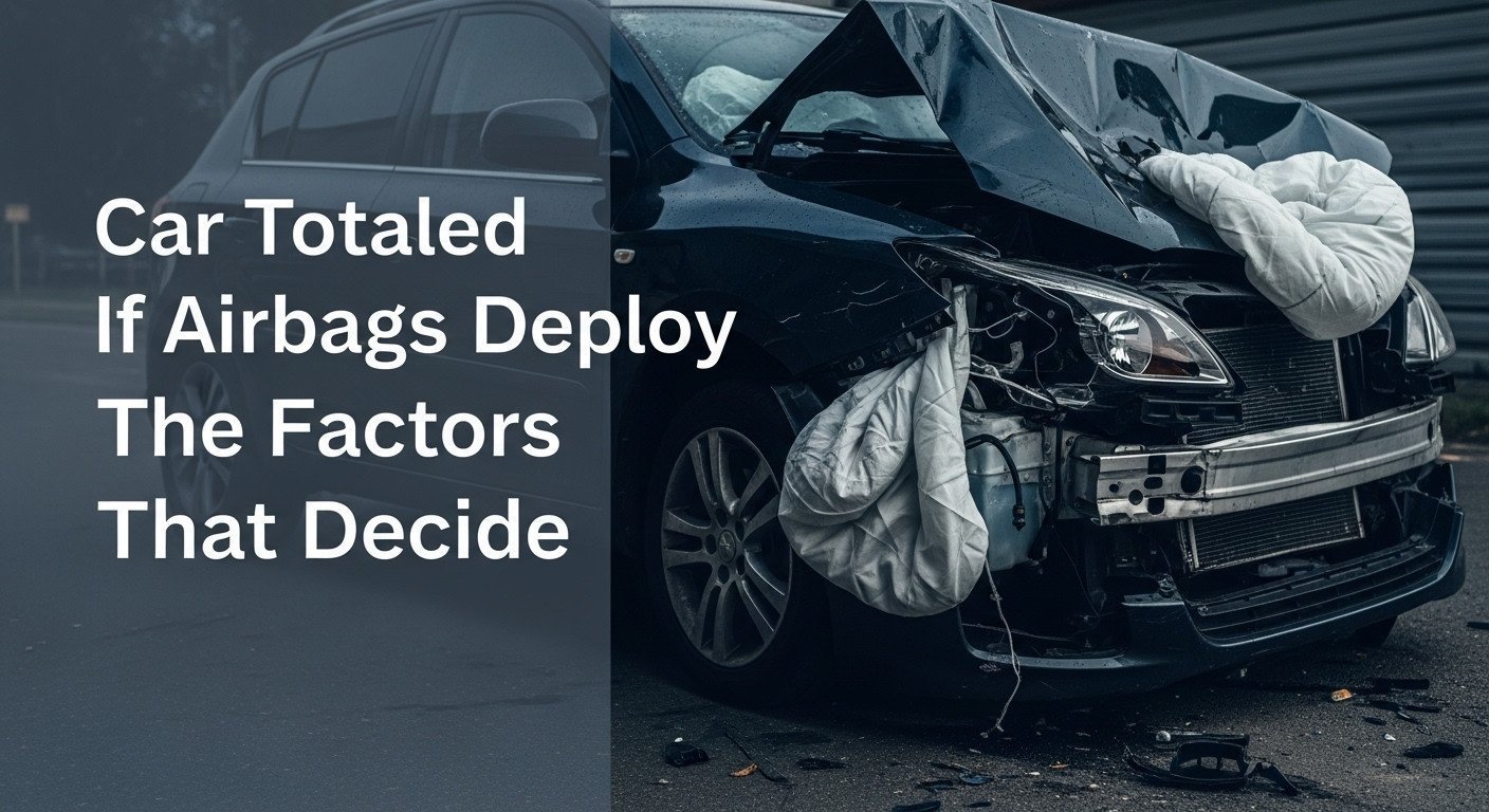 Car Totaled If Airbags Deploy The Factors That Decide