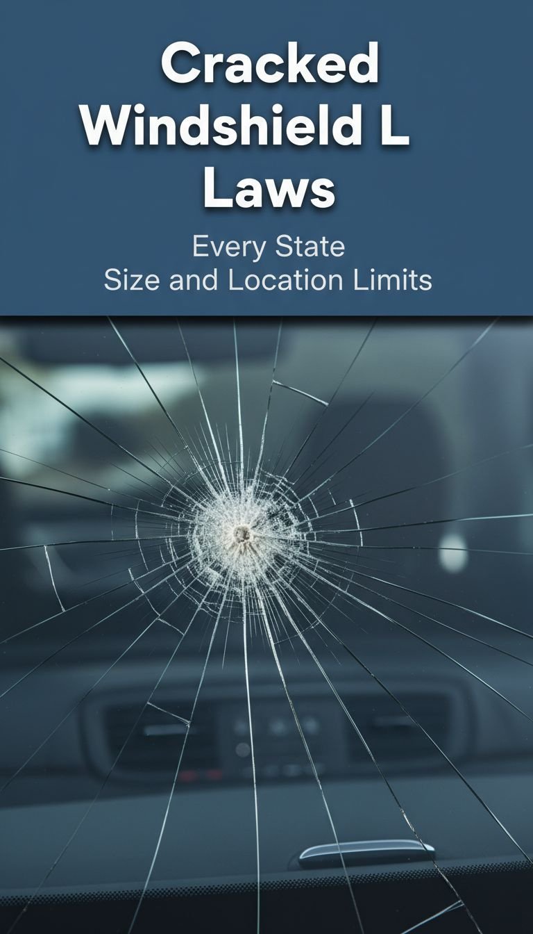 can car pass inspection with cracked windshield